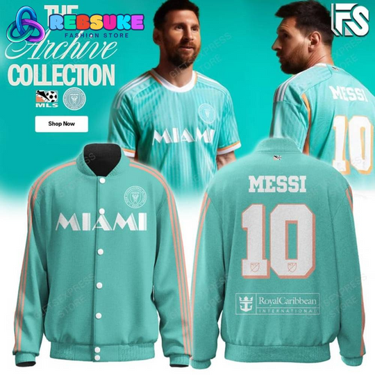 Inter Miami Lionel Messi Special Baseball Jacket