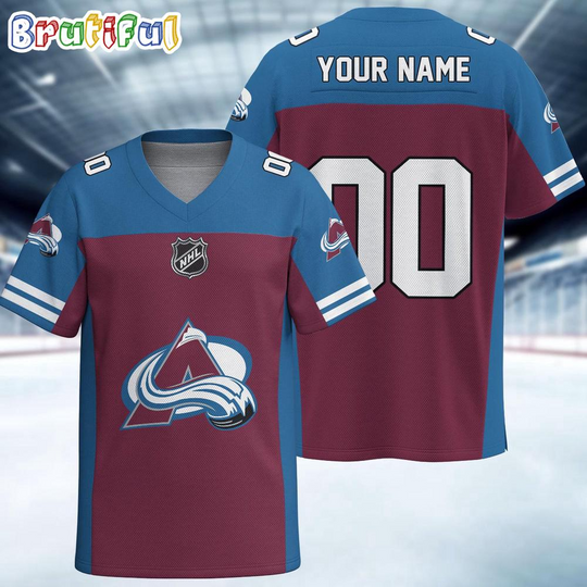 Discover NHL Colorado Avalanche Hockey Team Personalized Football Jersey