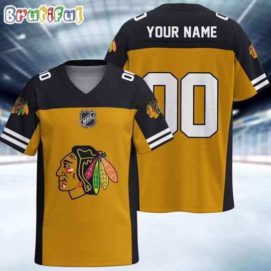 Discover NHL Chicago Blackhawks Hockey Team Personalized Football Jersey