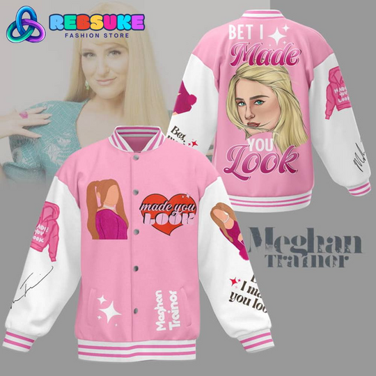 Meghan Trainor Bet I Made You Look Baseball Jacket