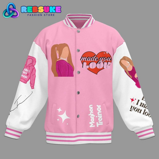 Meghan Trainor Bet I Made You Look Baseball Jacket