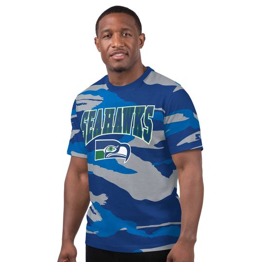 Seattle Seahawks Classics Vintage 3D T-Shirt