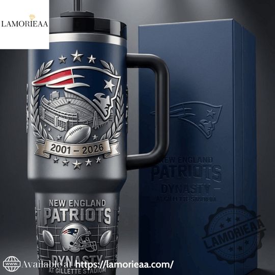 New England Patriots Dynasty 2026 40Oz Tumbler