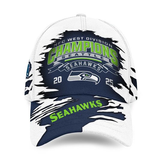 Seahawks 2025 West Champions Classic Cap