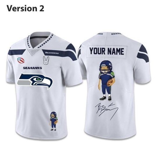 Seahawks Concho x Bad Bunny Bowl 2026 Jersey