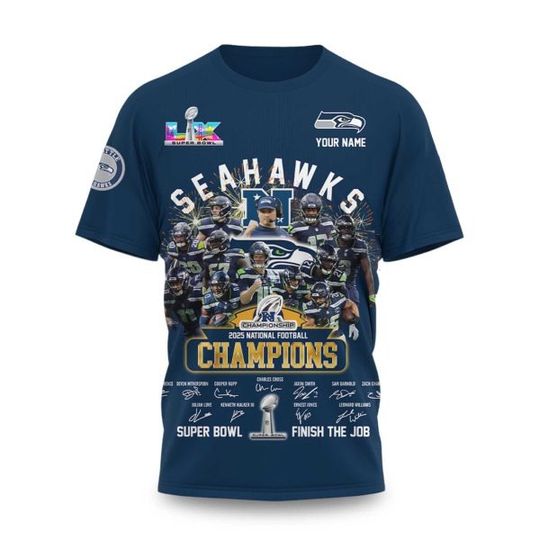 Seahawks NFC Championship Game 2025 2026 3D Shirt