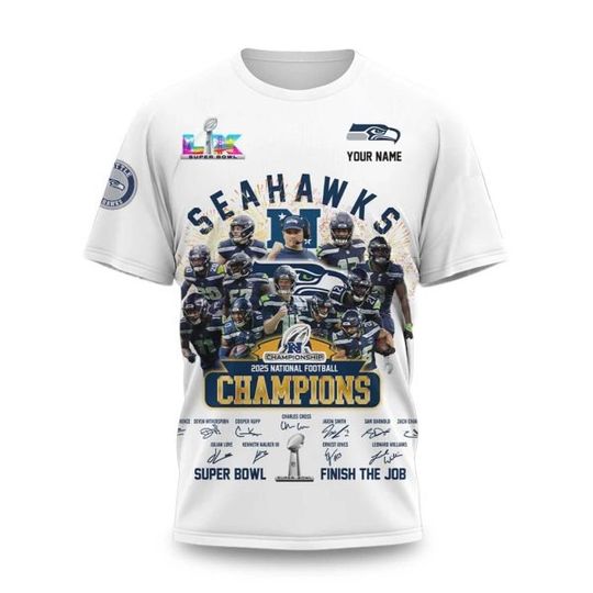 Seahawks NFC Championship Game 2025 2026 3D Shirt