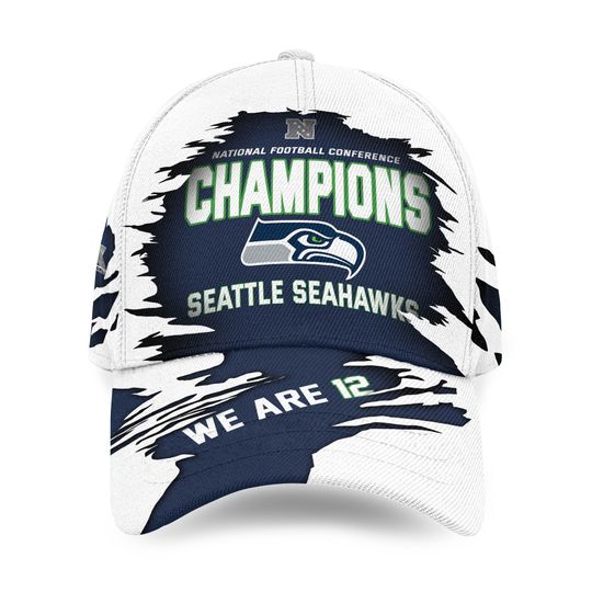 Seahawkss 2025 N.F.C Champions Classic Cap