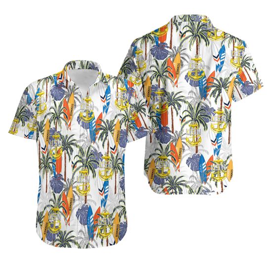 US Navy Senior Chief Petty Officer SCPO Hawaiian Shirt