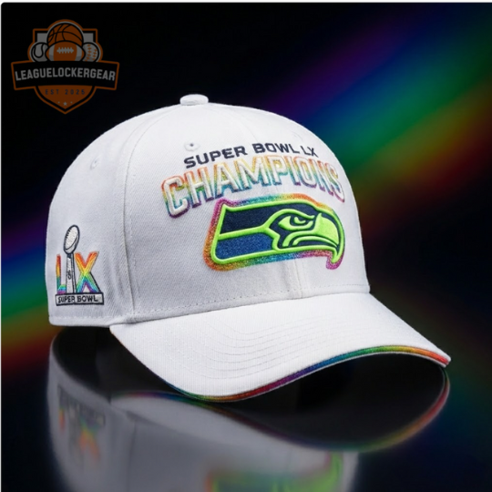 Seattle Seahawks Super Bowl LX Champions Baseball Cap