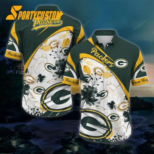 Discover Green Bay Football Packerss Team Hawaiian Shirt Button Down Unisex Adults S-5XL