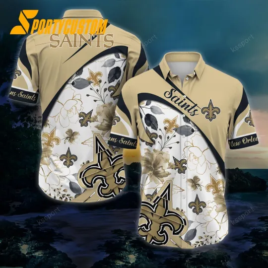 New Orleans Football Saintss Team Hawaiian Shirt Button Down