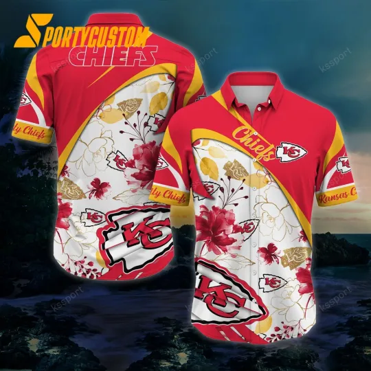 Kansas City Football KC Chiefss Team Hawaiian Shirt Button Down
