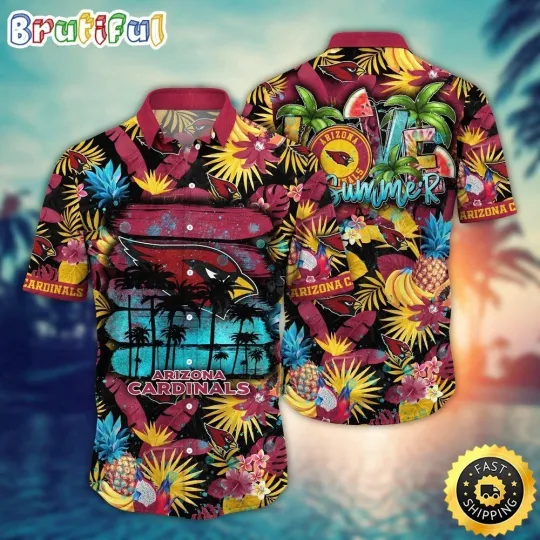 Discover Arizonna Football Cardinalss Team Hawaiian Shirt Button Down