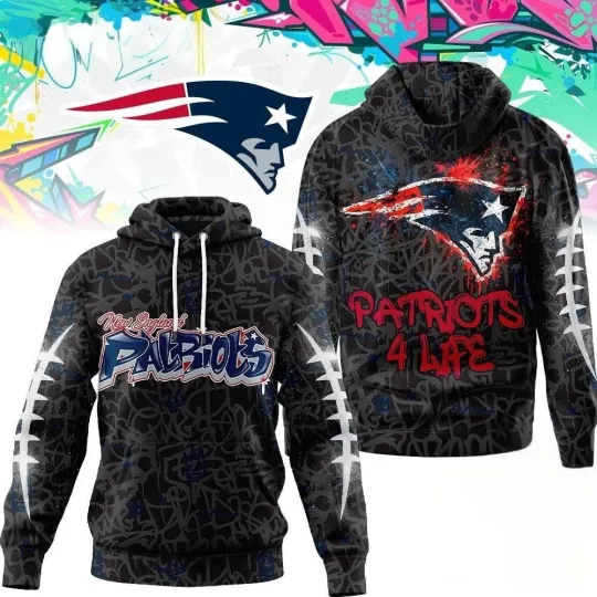 Discover NE Patriots 4Life 3D Hoodie Shirt