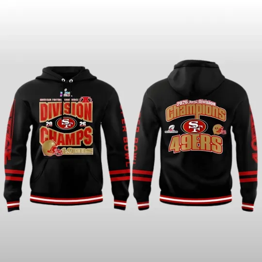 San Francisco 49ers 2026 AFC Division Champions Hoodie