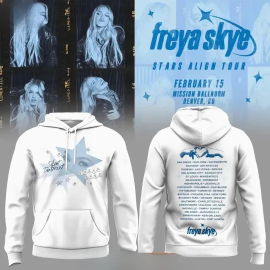 Discover Freya Skye Stars Align Tour 2026 Hoodie