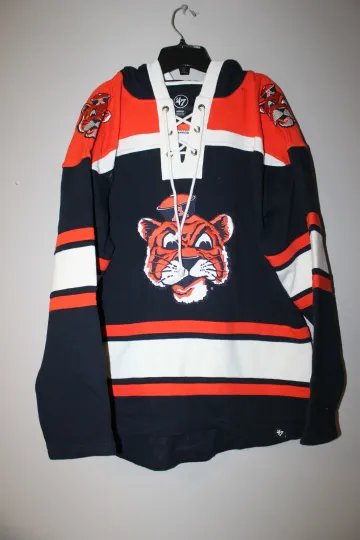 Discover New Auburn old time jersey style mid weight cotton hoodie