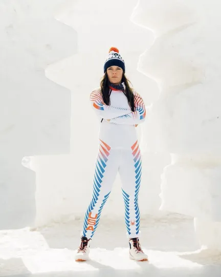 Discover Breezy Johnson Alpine Skiing Olympics 2026 Poster