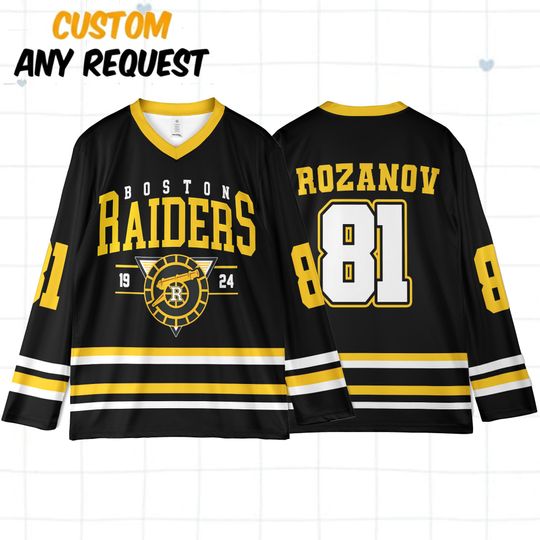 Discover Heated Rivalry Hockey Jersey, Ilya Rozanov Shane Hollander, Hockey Movie Gift