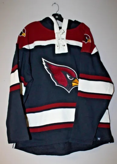 Discover New football Arizonna Cardinals Lacer jersey style mid weight cotton hoodie men's L