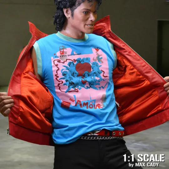 Michael Jackson Beat It Video Accurate T-shirt Thriller Sleeveless Clothing