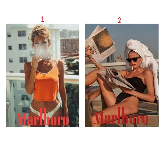 Discover Vintage Cigarette Western, Retro Marlboro Print Poster