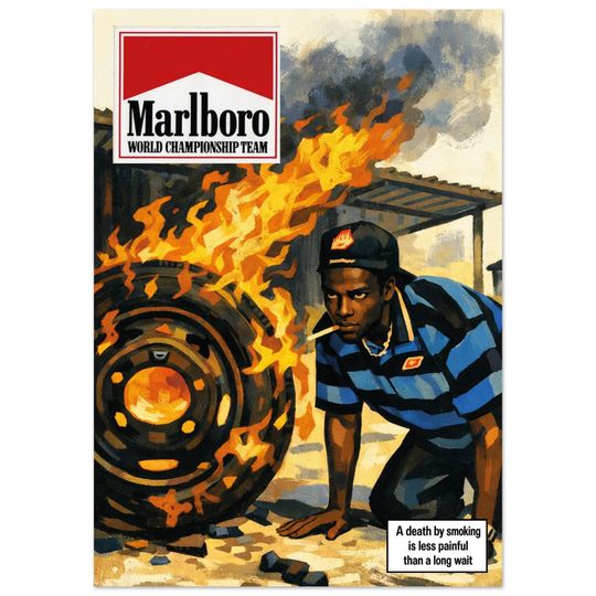 Discover Marlboro World Champions Racing Poster  Vintage Formula 1 Motorsport Art | Classic F1 Racing Wall Art