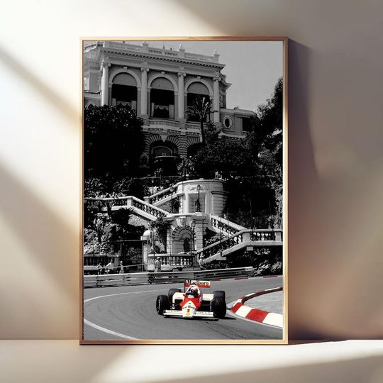 Discover Vintage F1 Monaco Marlboro Poster, Custom Art Print,  Home Decor, Wall Art, Gift  Poster, Bar Decor