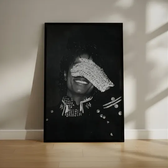 Discover Michael Jackson Iconic Glove Poster Vintage Music Wall Art