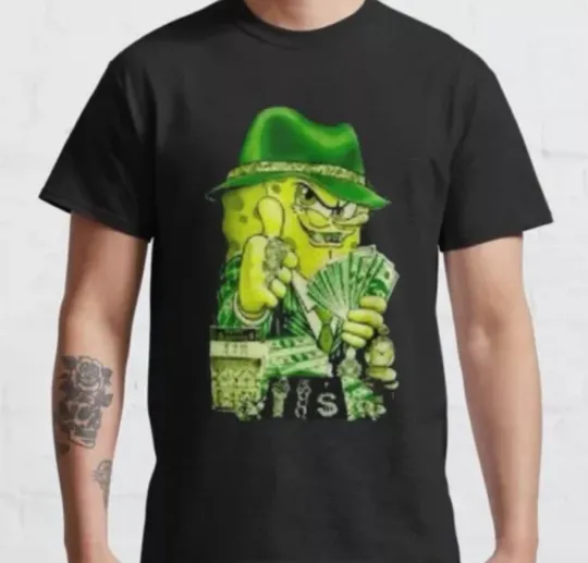 Discover Gangster SpongeBob Classic T-Shirt