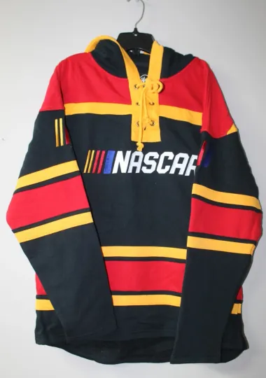 Discover New NASCAR RACING SUPRIOR Lacer jersey style mid weight cotton hoodie men's