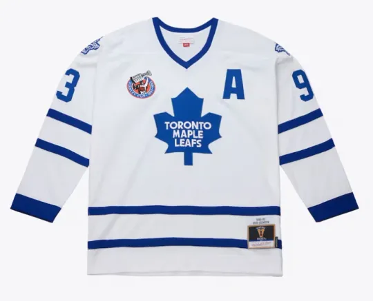 Discover Doug Gilmour White Toronto 1992/93 Power Play Jersey Mitchell & Ness