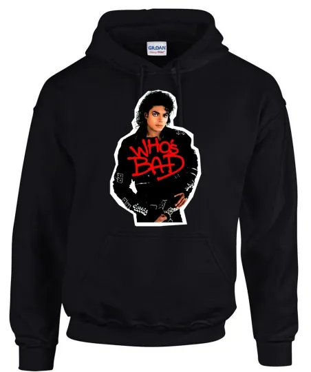 Michael Jackson Pop Rock Music Logo Black Hoodie