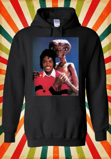 Alien E.T. Hugs Michael Jackson Unisex Hoodie