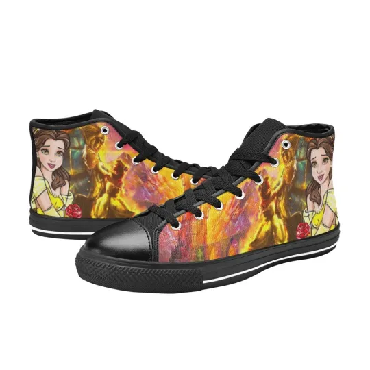 Discover Beauty And The Beast Belle High Top Shoes Sneakers
