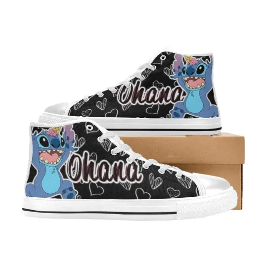 Discover Lilo & Stitch High Top Shoes Sneakers