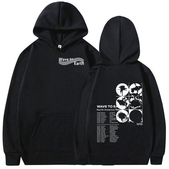 Discover Korean Band Wave To Earth Tour 2024 New Hoodie Men Hip Hop Fashion Kpop Clothing Sweatshirt Y2k Unisex Pullover Oversized Hooded