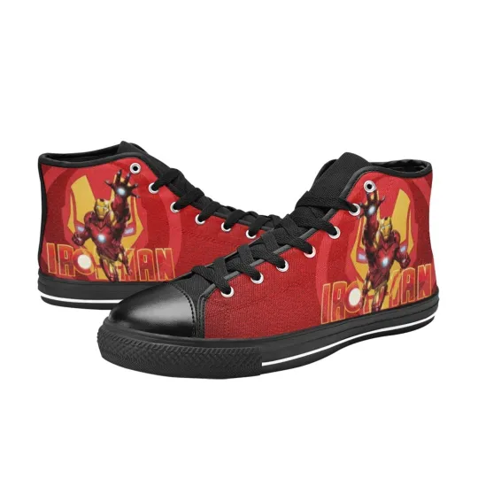 Iron Man High Top Shoes Sneakers