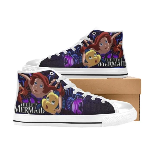 The Little Mermaid High Top Shoes Sneakers