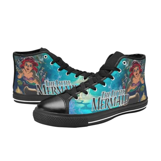 The Little Mermaid High Top Shoes Sneakers