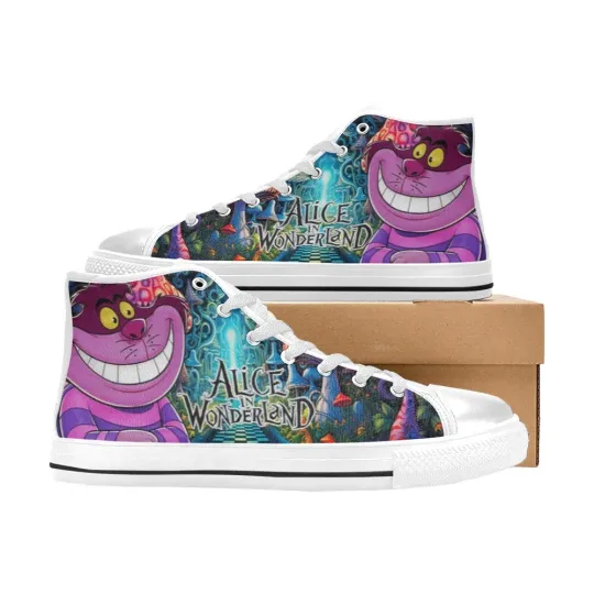 Alice in Wonderland High Top Shoes Sneakers