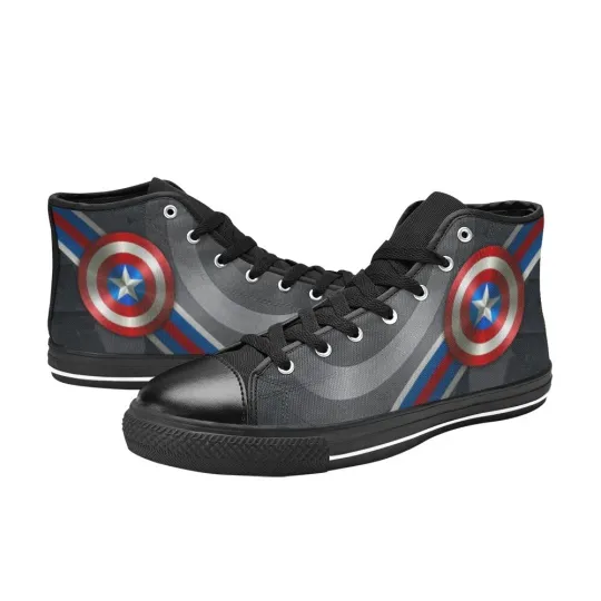 Captain America High Top Shoes Sneakers