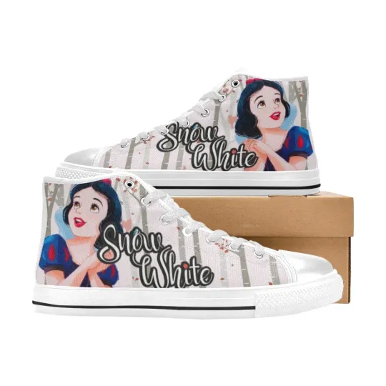 Snow White High Top Shoes Sneakers