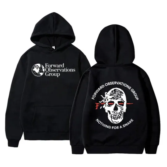 Discover Forward Observations Group Nothing for A Snake FOG Graphic Hoodie Men's Gothic Skull Hoodie