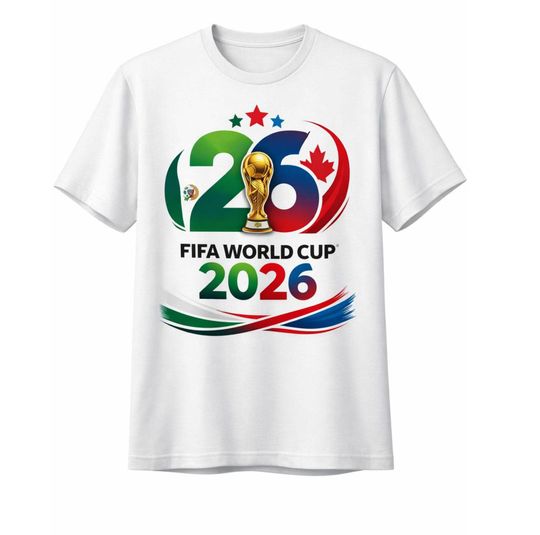 Discover Custom Football 2026 Fan T-Shirt | Soccer Summer Tee | Lightweight Sport T-Shirt