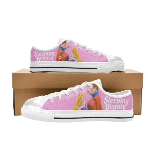 Sleeping Beauty Low Top Shoes Sneakers