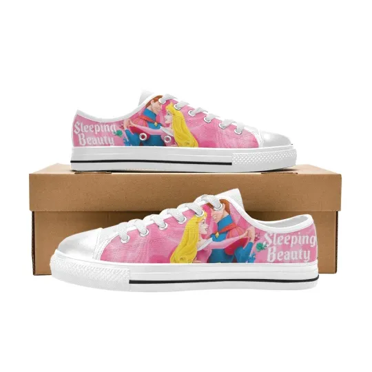 Sleeping Beauty Low Top Shoes Sneakers