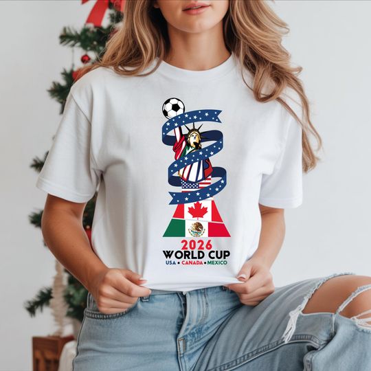 Discover 2026 World Cup USA CANADA MEXICO Tee - Political Soccer Fan Shirt