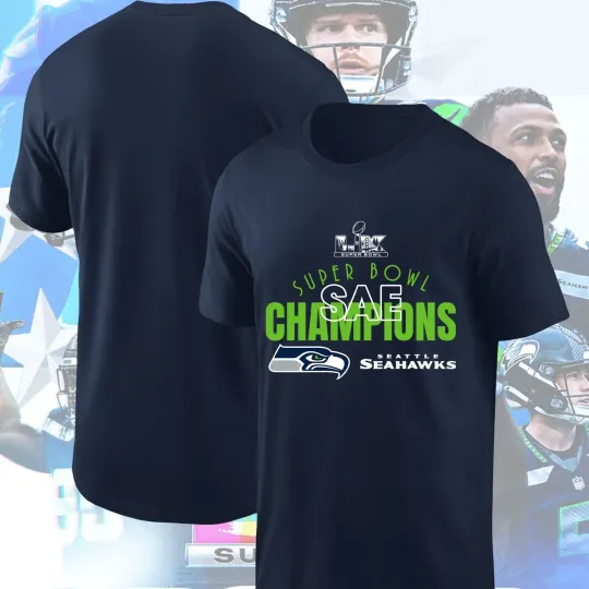 Discover LX Super Football Champions Seahawks T-Shirt, 2026 Sea Champion Tee For Fans
